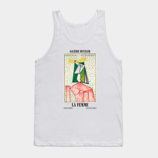 Pablo Picasso Exhibition Art Poster - Buste de Femme Tank Top